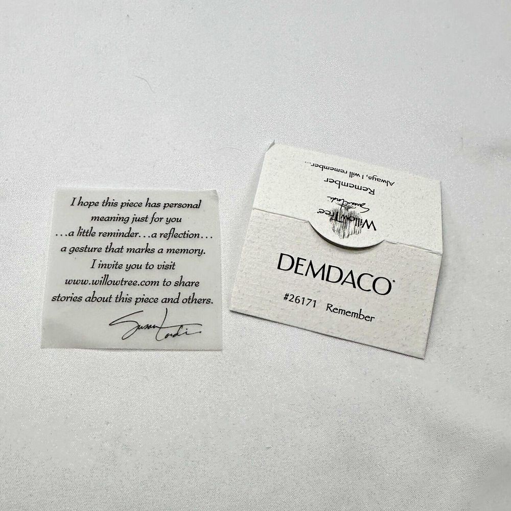 NEW IN BOX Willow Tree Remember 6" Figurine - Susan Lordi - Demdaco 2617… - Picture 11 of 13